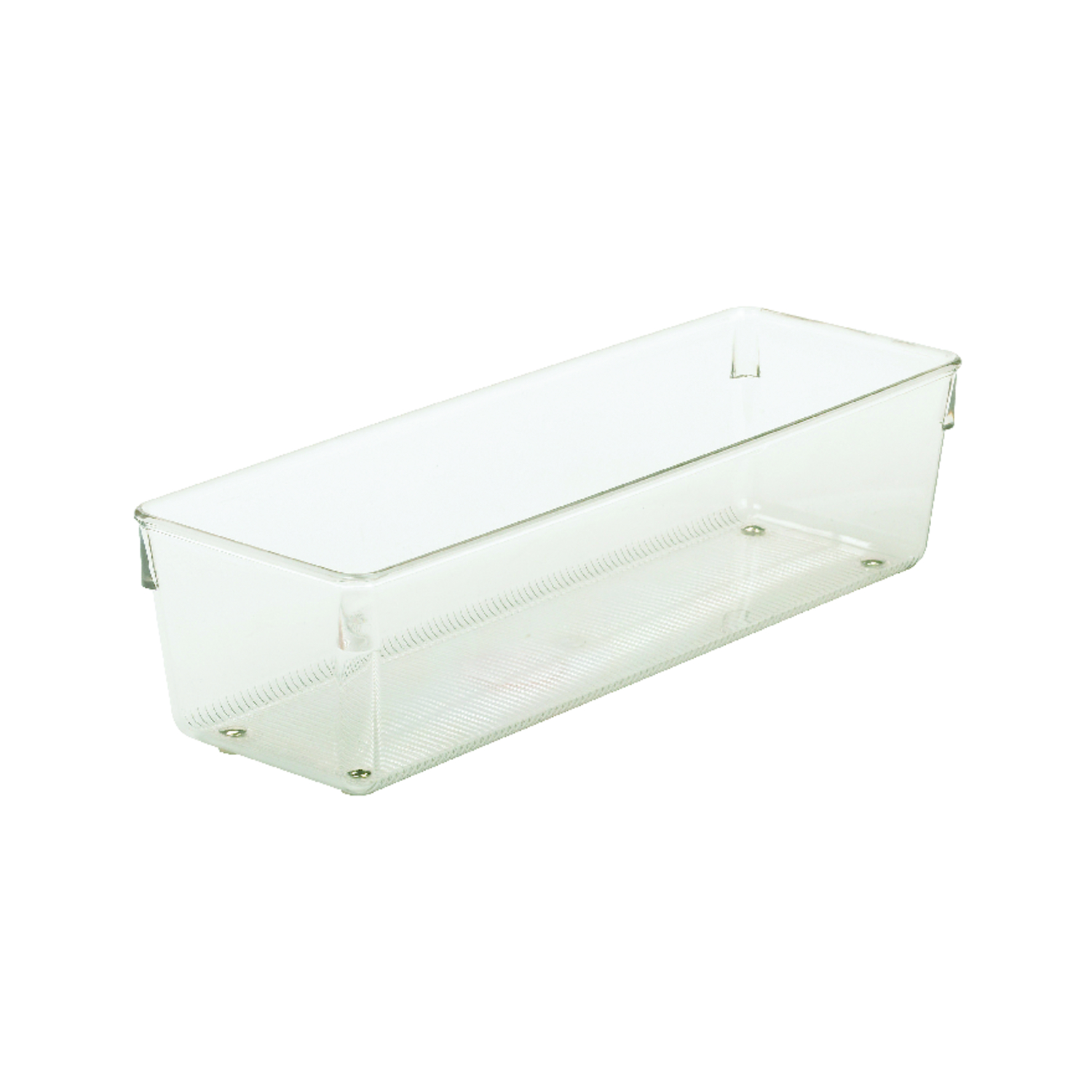 iDesign Linus 3 in. H X 4 in. W X 12 in. D Plastic Drawer Organizer