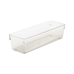 Rubbermaid Plastic Drawer Organizer, White, 12 x 3 x 2-In.