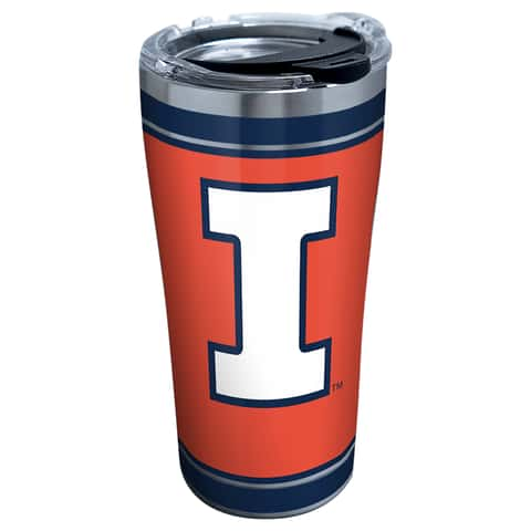 Tervis Collegiate 20 oz Illinois Fighting Illini Multicolored BPA Free ...