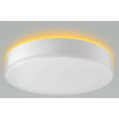 ETI 3.2 in. H X 11 in. W X 11 in. L White LED Ceiling Light