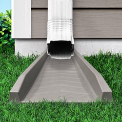 Master Mark 2.25 in. H X 11 in. W X 24 in. L Gray Plastic Splash Block