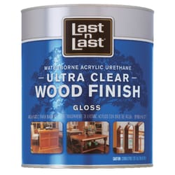 Last N Last Gloss Clear Waterborne Wood Finish 1 qt
