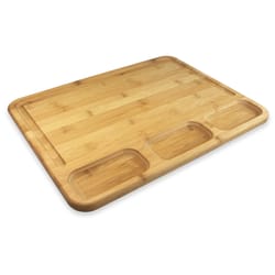 Totally Bamboo 17.5 in. L X 13.5 in. W X 0.75 in. Bamboo Kitchen Prep Board