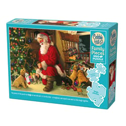 Cobble Hill Santa's Lucky Stocking Jigsaw Puzzle 350 pc