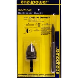 Eazypower Isomax Keyless Drill Chuck 1/4 in. Hex Shank 2 pk