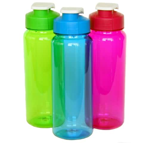 2 Pack 21oz 2 in 1 Kids Sport Drinking Water Bottle Spraying