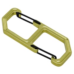 HILLMAN Apex Aluminum Black/Green Clip/Hook S-Biner