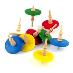 Aero-Motion Spin Top Wood Assorted 1 pc