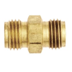 Milton Brass Hex Nipple 1/4 in. Male 10 pc