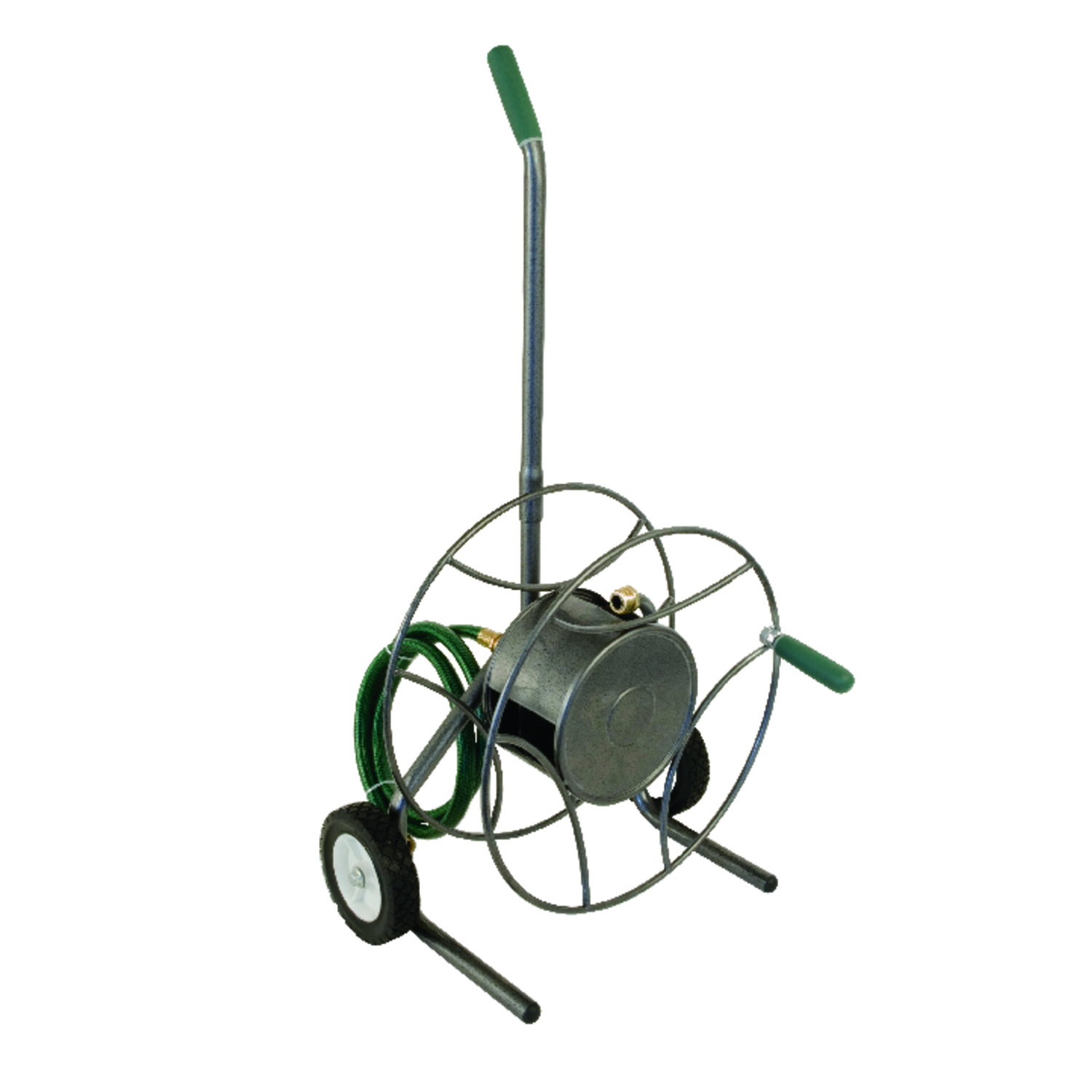 Lewis 100 ft. Silver Wall Mounted Hose Reel - Ace Hardware