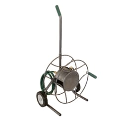 Lewis 100 ft. Silver Wall Mounted Hose Reel