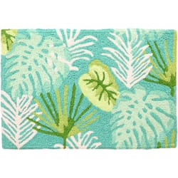 Jellybean 30 in. W X 20 in. L Multicolored Tropical Home Polyester Accent Rug