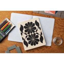 Denik 9 in. W X 7 in. L Sewn Bound Multicolored Floral Balance Notebook