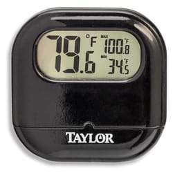 Taylor Digital Thermometer Plastic Black 2.5 in.