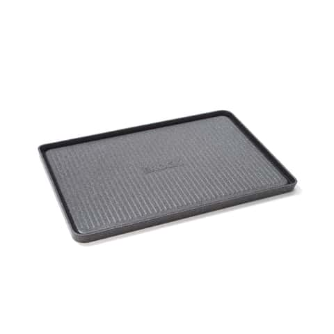 The Rock by Starfrit Traditional Cast Iron Reversible Grill/Griddle Black