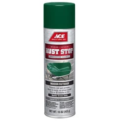 Ace Rust Stop Satin Hunter Green Protective Enamel Spray Paint 15 oz