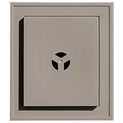Builders Edge 8 in. H X 1-1/2 in. L Prefinished Clay Vinyl Mounting Block