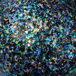 FolkArt Glitterific Glitter Black Opal Craft Paint Exterior and Interior 2 oz