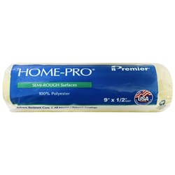 Premier Home-Pro Polyester 9 in. W X 1/2 in. Paint Roller Cover 1 pk