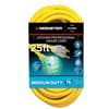 Monster - 1500 - Outdoor 25 ft. L Yellow Extension Cord 14/3 SJTW