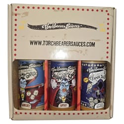 Torchbearer Sauces Garlic Hot Sauce Gift Box 1.75 oz