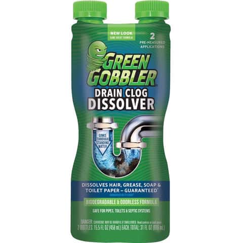 Green Gobbler Liquid Drain Clog Remover 31 oz - Ace Hardware