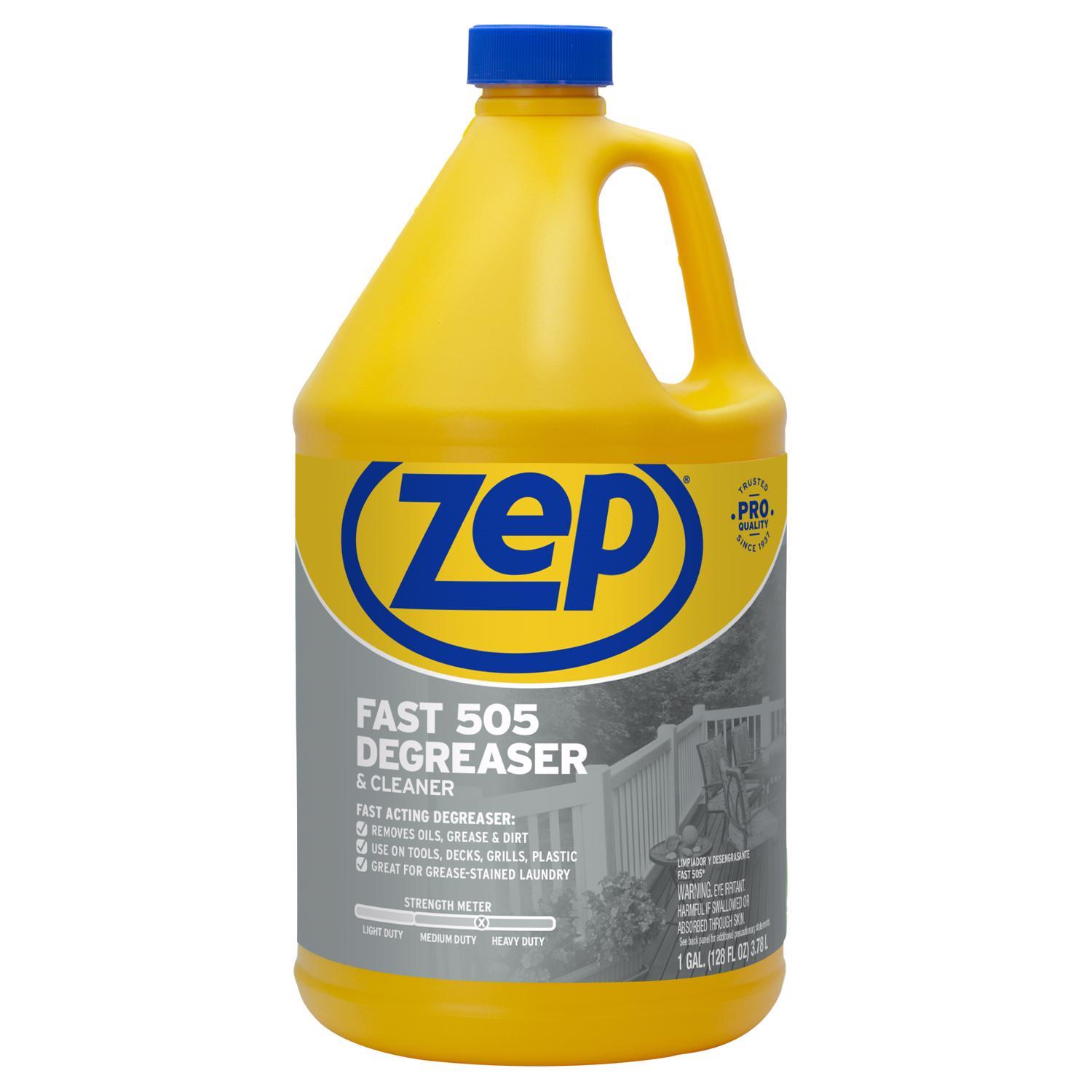 zep fast 505 lemon scent cleaner and degreaser 128 oz liquid