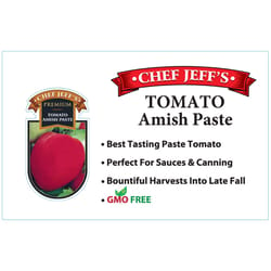 Chef Jeff Red Premium Amish Paste Tomato Vegetable Plant