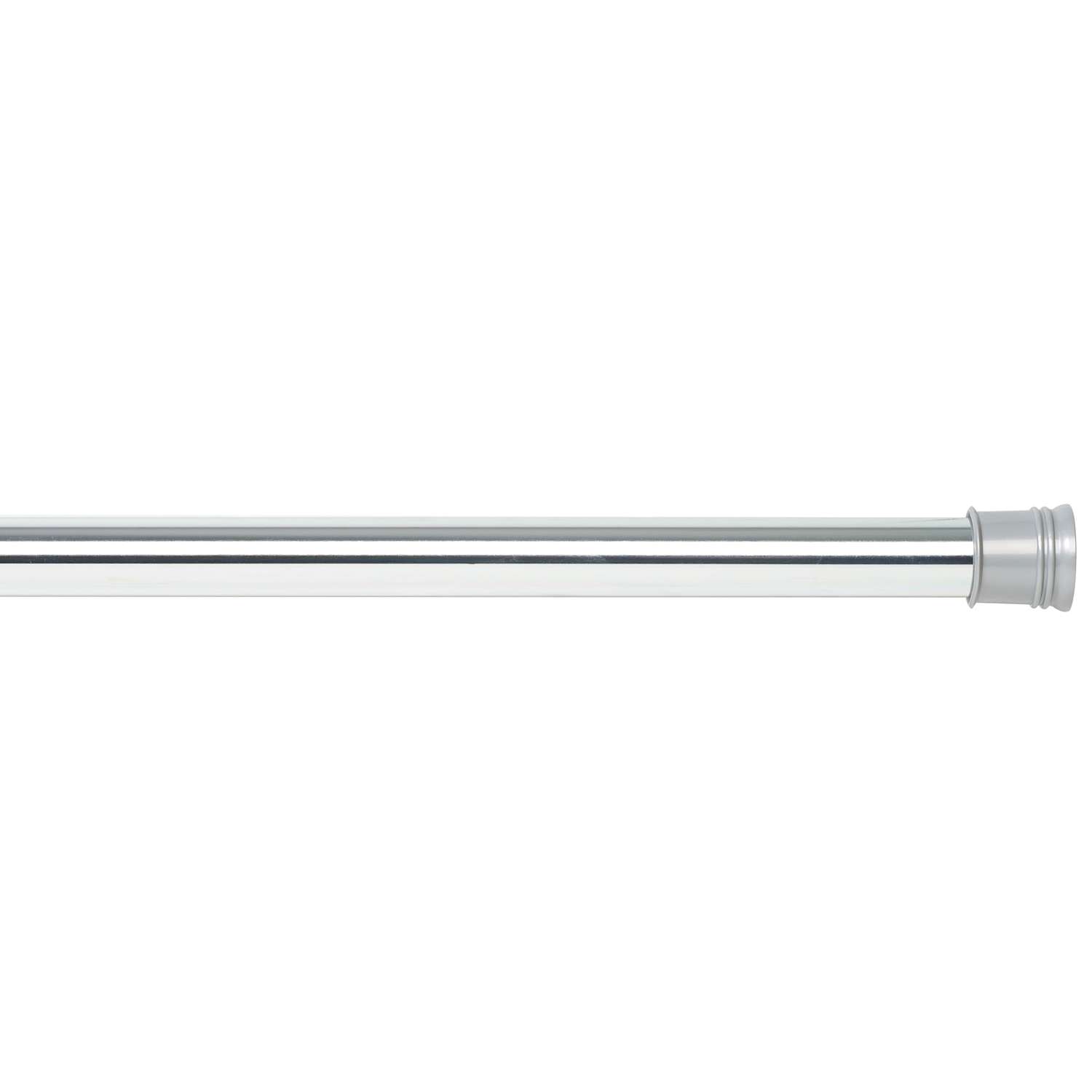 Zenna Home Shower Tension Rod 60 in. L Silver Ace Hardware