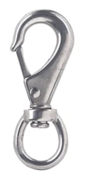 Campbell 7/16 in. D X 3-11/16 in. L Polished Stainless Steel Quick Snap 220 lb