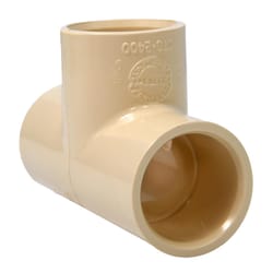 Charlotte Pipe FlowGuard 3/4 in. Slip X 3/4 in. D Slip CPVC Tee 10 pk