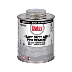 Oatey Gray Cement For PVC 16 oz