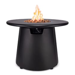 TIKI 38 in. W Steel Round Propane Fire Table