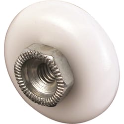 Prime-Line 3/4 in. D White Nylon Tub Enclosure Roller 2 pk