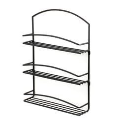 Spectrum Euro 3 in. L X 11.5 in. W X 16 in. H Black Spice Organizer