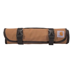 Carhartt 0.5 in. W X 9 in. H Nylon/Polyester Utility Roll 18 pocket Brown
