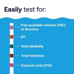 HTH Pool Care Strips 6-Way Test Strips 1 bottle