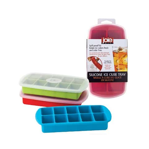 Ouddy Ice Cube Mold 2 Pack Silicone Trays