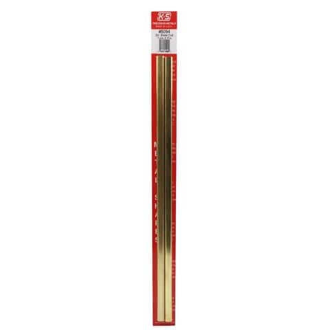 K&S .350 in. W X 12 in. L Oval Brass Tube 1 pk - Ace Hardware