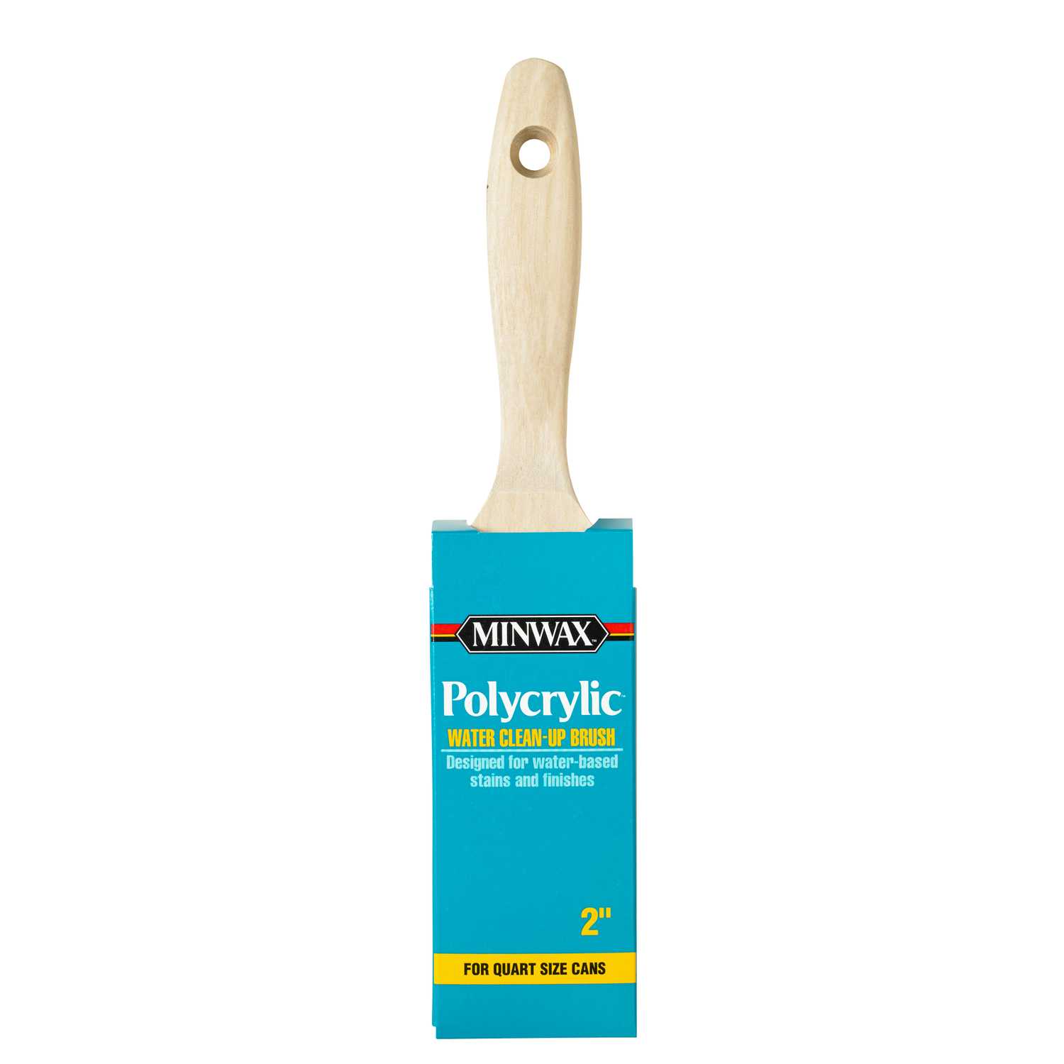 Minwax Polycrylic 2 in. W Flat Stain Brush Ace Hardware
