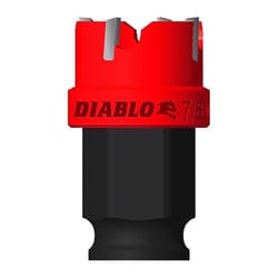 Diablo Steel Demon 7/8 in. Carbide Tipped 1/4 in. L Hole Cutter