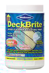 Wolman  DeckBrite  Transparent  Wood Cleaner and Coating Prep  3 lb. 