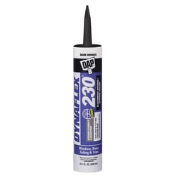 DAP Dynaflex 230 Dark Bronze Premium Latex Door/Siding/ Window Sealant 10.1 oz