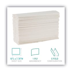 Windsoft C-Fold Towels 150 sheet 1 ply 200 pk