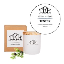 The Rustic House White Winter Juniper Scent Tester Candle