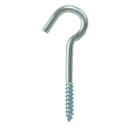 Hampton Small Zinc-Plated Silver Steel 2-1/2 in. L Ceiling Hook 45 lb 1 pk