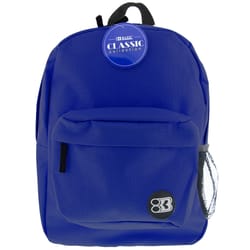 Bazic Products Classic Collection Blue Backpack 17 in. H X 6 in. W