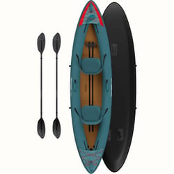 Retrospec PVC Inflatable Teal Kayak