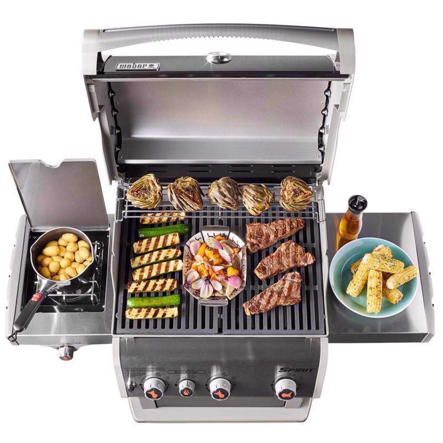 Weber Spirit II E-310 Black 3-Burner Liquid Propane Gas Grill in the Gas  Grills department at