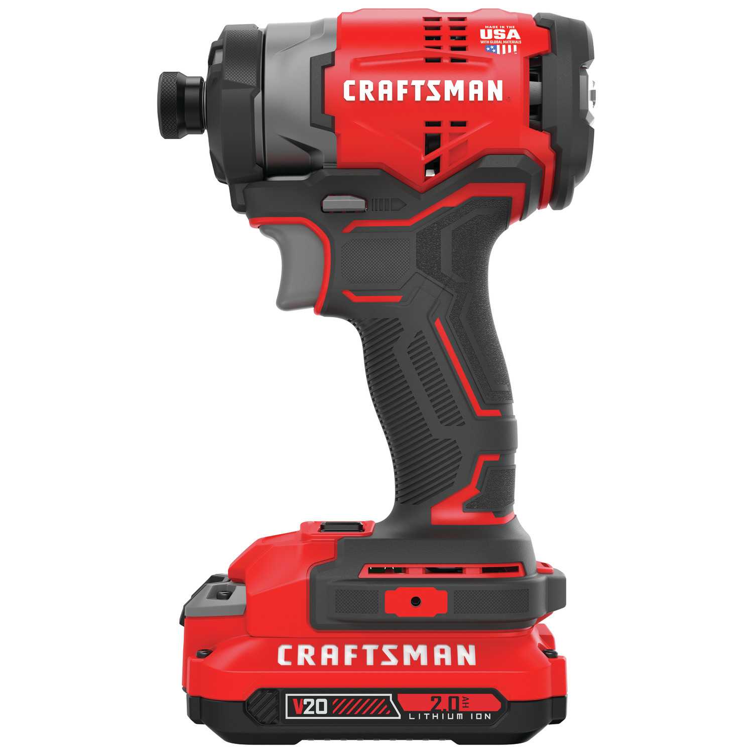 Craftsman V20 20 volt Cordless Brushless 3Speed Impact Driver Kit 1700